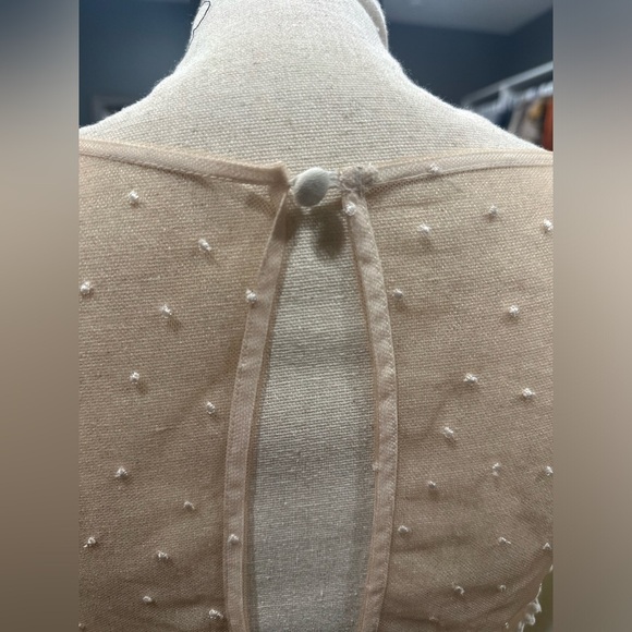 Rare NWT For Love And Lemons Creamsicle Crop Top Linen Embroidered Medium Sheer - Picture 9 of 13